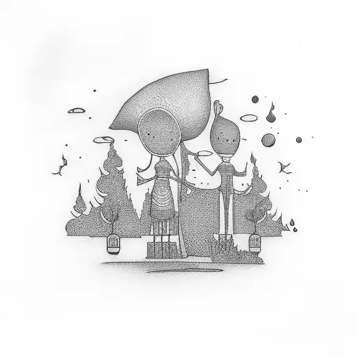 Mom And A Son Walking Through All The Poorly Life And Find Succes