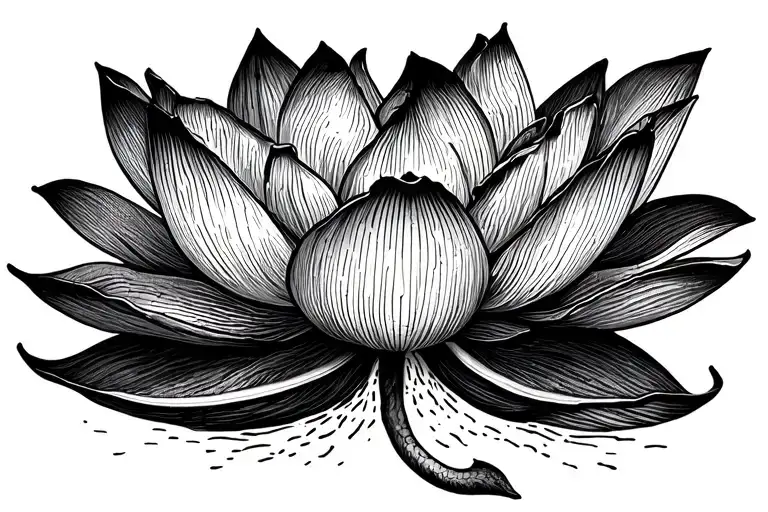 Lotus Flower Emerging Stronger