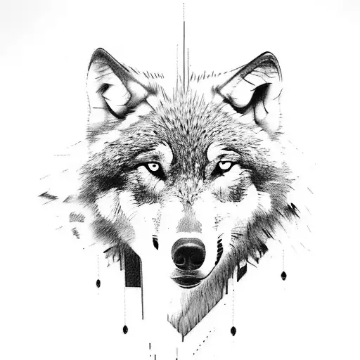 Wolf Tattoo That Symbolises My As The Husband My Wife And Two Kids