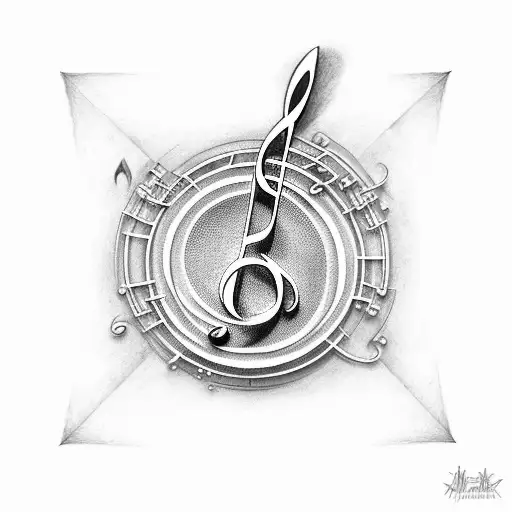 Music Note With The Letters Tsmb