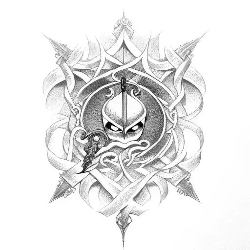 Sword With Eye And Vines