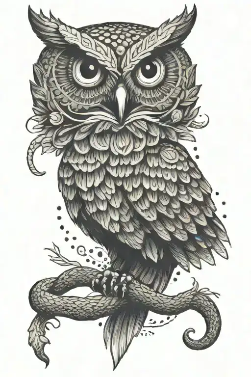 Chrysenthem Snake Torch Owl