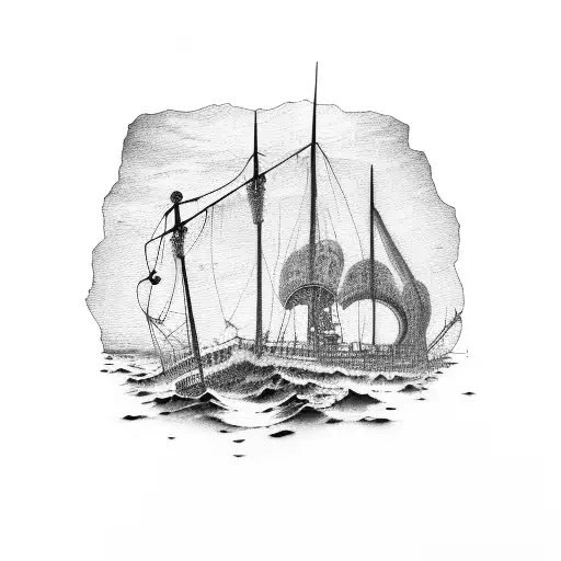 Shipwreck Caused By Kraken