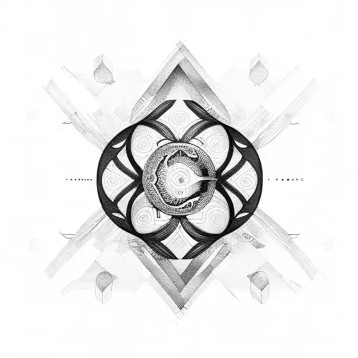 Arm Abstract Fine Line Cercle