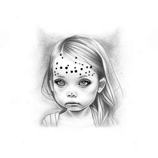 Dad With Is Two Little Girls