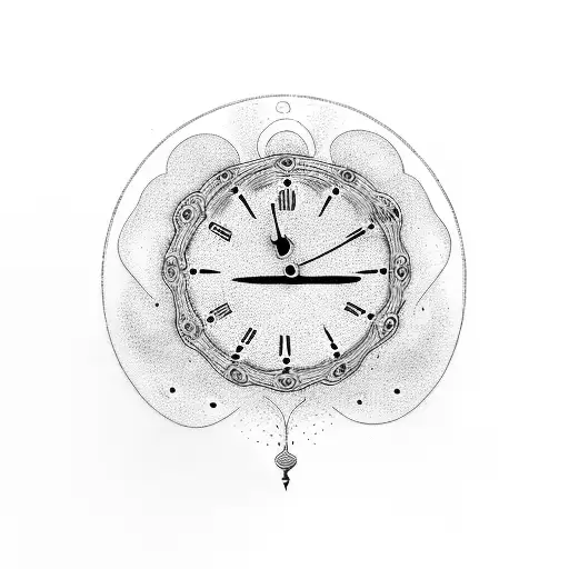 Clock With Word 'Action'