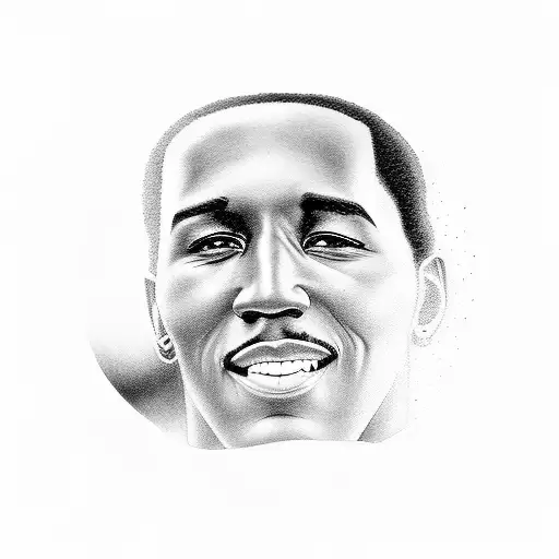 Ottis Redding Portrait With Music All Around Him