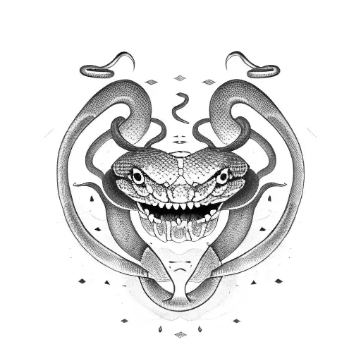 Snake With Scorpion Head