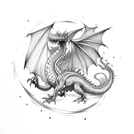 Vegvizir With Dragon