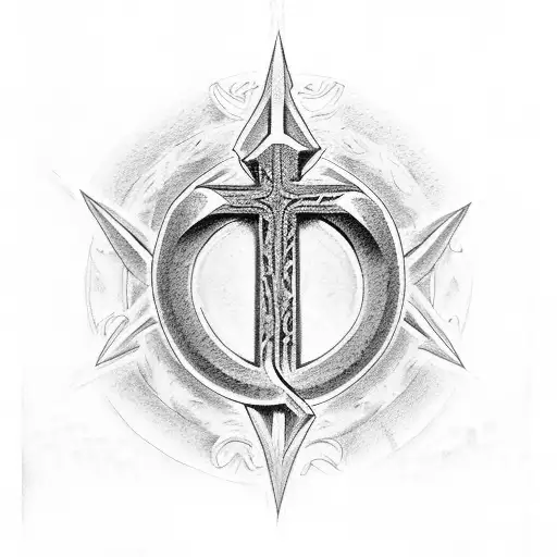 Christian Cross Thorn Crown Family