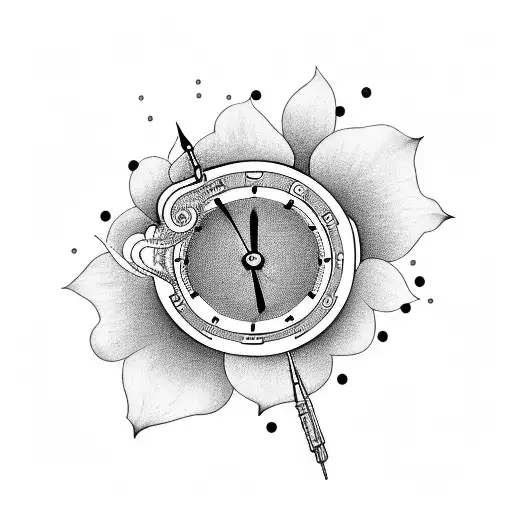 Clock With Two Guns A Dead Flower