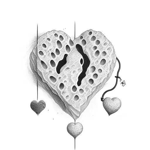 Heart With Dog Paw And Word Rala