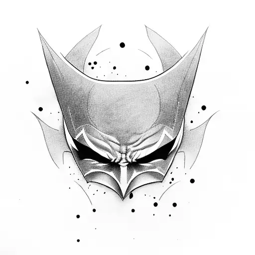 Joker Smile With Batman Logo