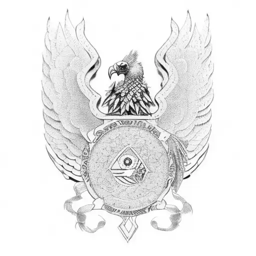 Double Headed Eagle And Roots