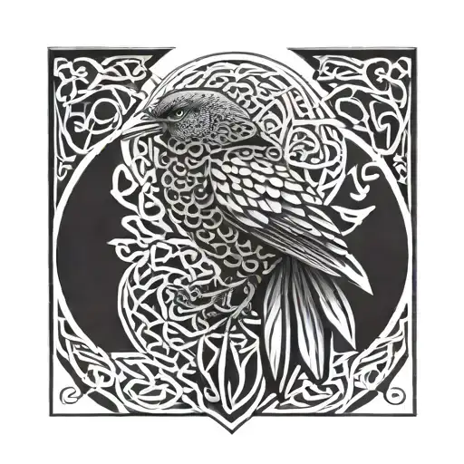 Coverup Celtic Bird
