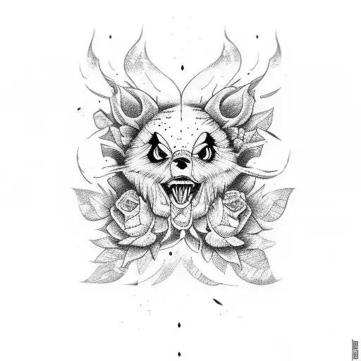 A21 In Wild Ghotic Lettering