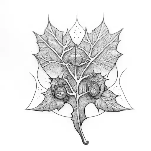 A Cartoonic Leaf With X Eyes