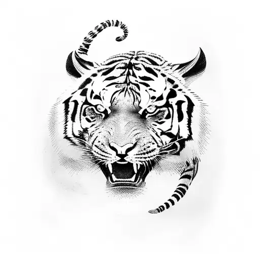 Fight Tiger And Bull
