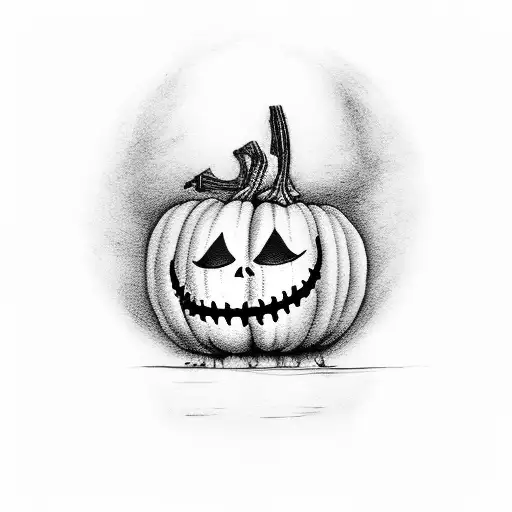 Jack Skellington And Zero Handing A Pumpkin To Charlie Brown And Zero