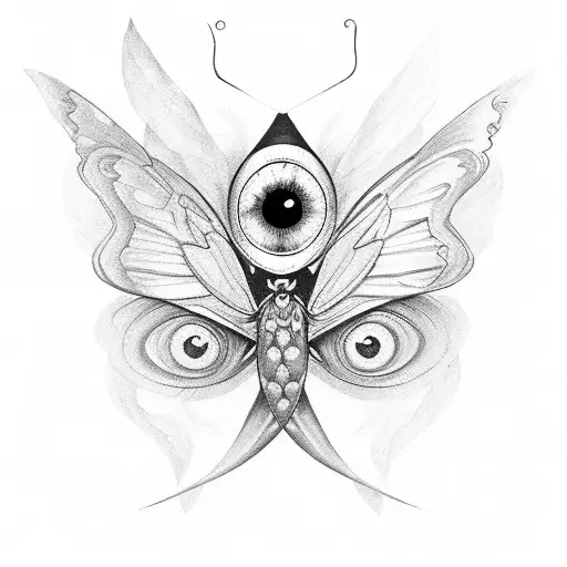 Butterfly With Eye On Wing