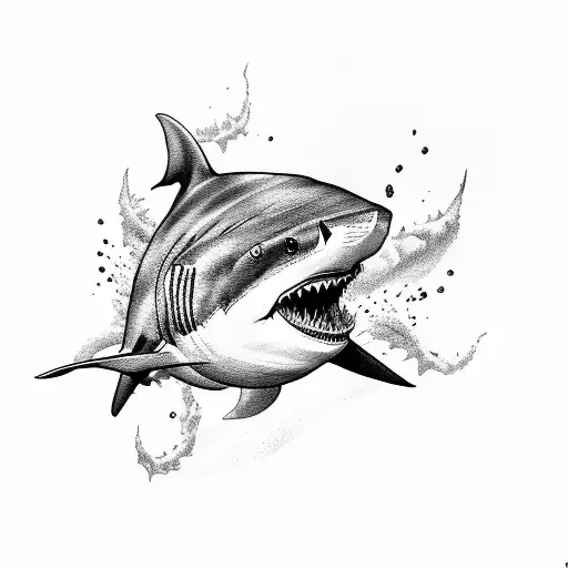 Shark Around The Knife