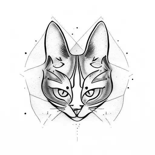 Cat With Red Wine Spilled