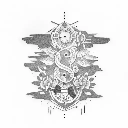 Design A Tattoo Showcasing A Sibling Bond Through A Car And Guitar Motif