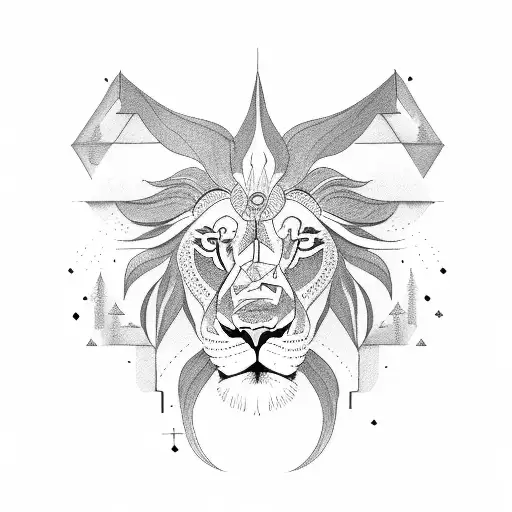 Lion Displaying Evolution