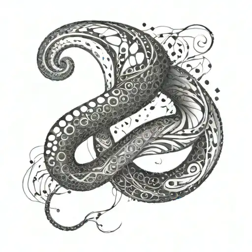 A Never-ending Loop Design Symbolizing The Client's Love For Infinity