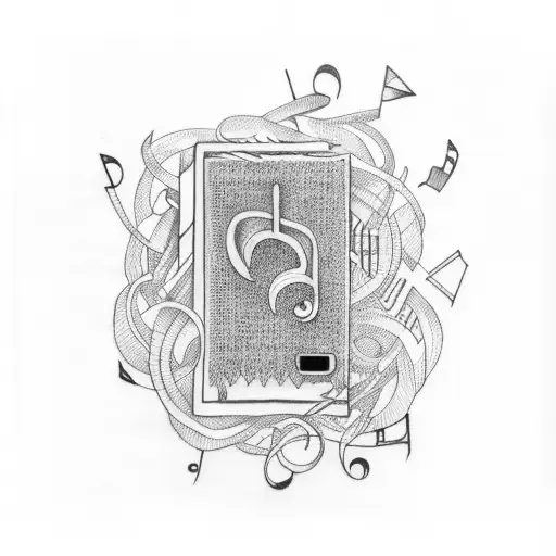 Music Notes With Vines