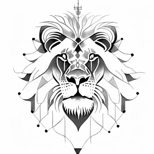 Lion Near Clock