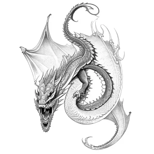 Sleeve With Dragon