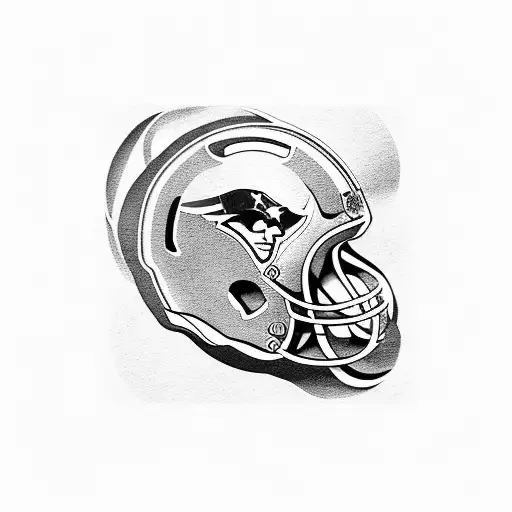 New England Patriots Logo With Tom Brady And Bill Belichick With Gillette Stadium In The Background