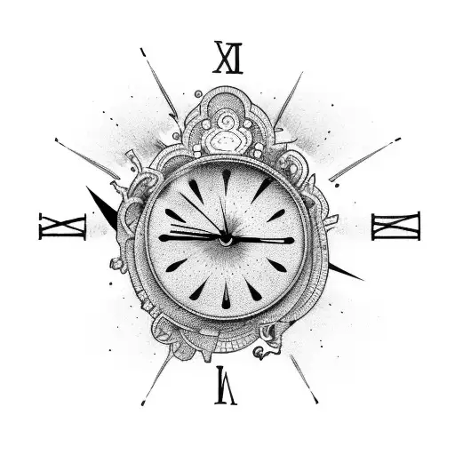 Clock Hand Half Broken