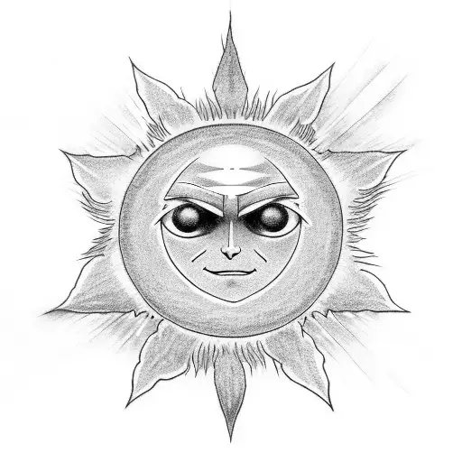 Berserk Anime Tattoo Eclipse And The Behelit Necklace Around The Sun