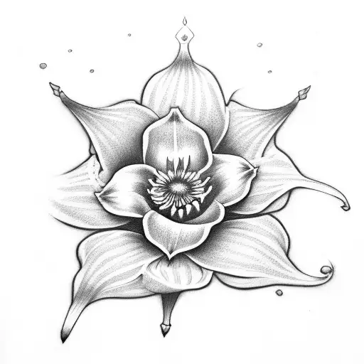 Queen Crown Will White Lilly Flower