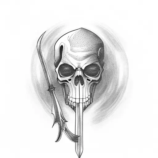 Grim Reaper With Quote