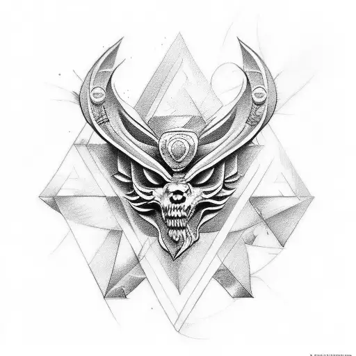 Create A Tattoo That Combines Greek Mythology With A Modern Twist Inspired By Hip Hop Music