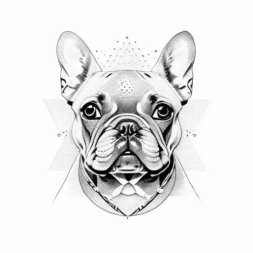 French Bulldog Head With Hecate