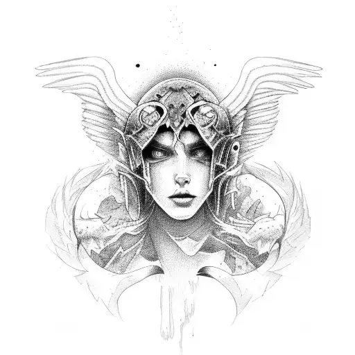 Man Fallen Angel For Back