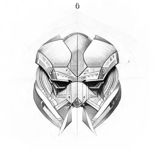 Titan Atlas With Outline Draw And Columns