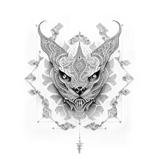 Create A Black And White Tattoo Featuring Intricate Dotwork Designs Inspired By Gothic Architecture