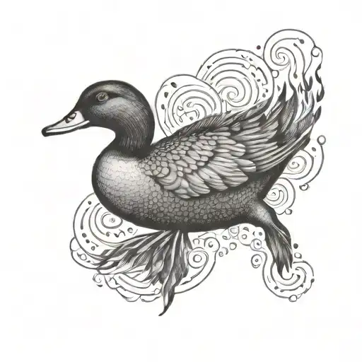 Duck On Fire Rising