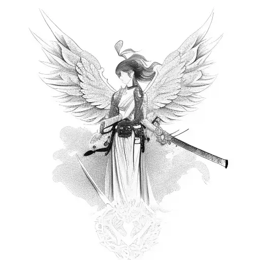 Angel With Katana