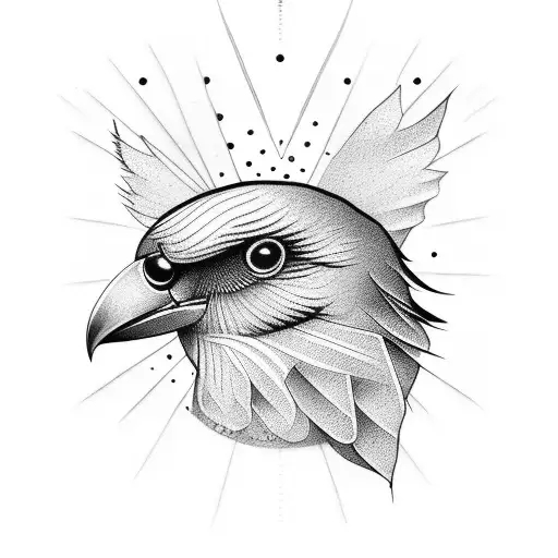 Minimalist Bird With Number 169