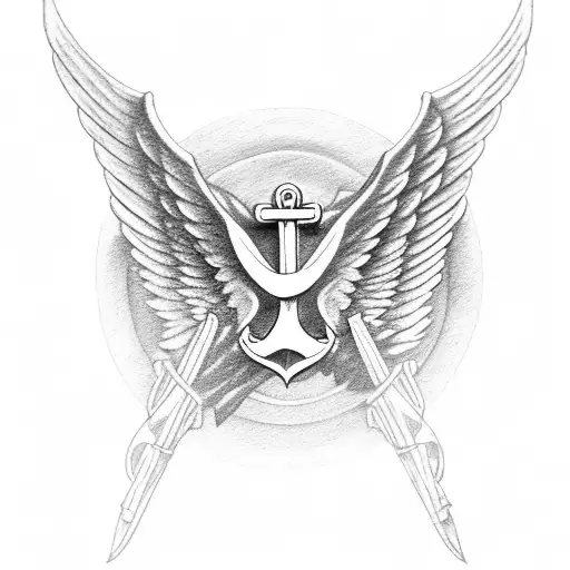 Anchor Boat Wheel Angel Wings Gods Hands