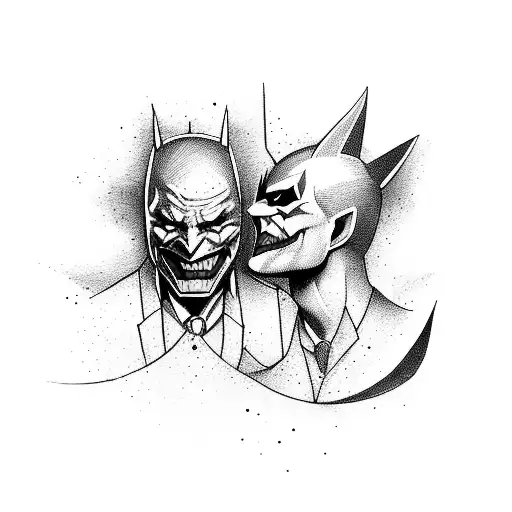 Joker And Batman Shaking Hands