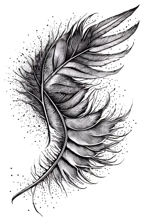 Fractured Feather Layers