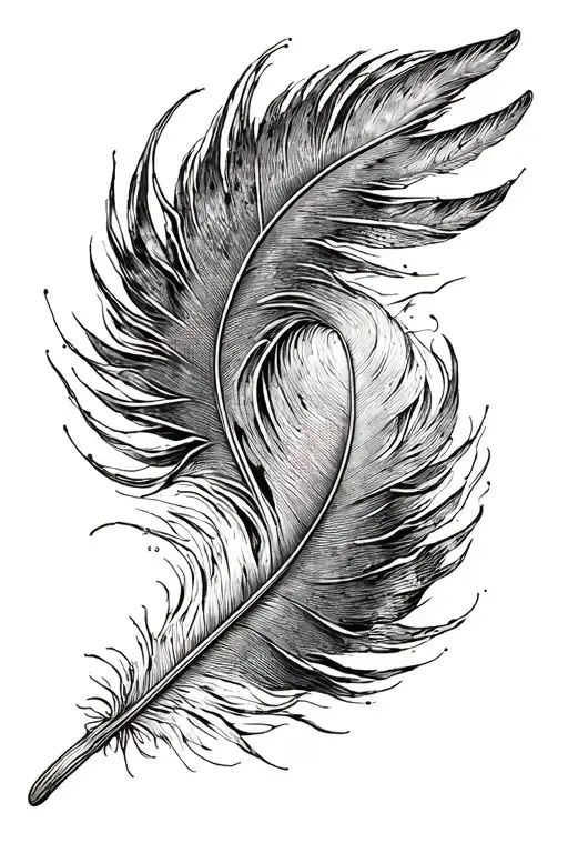 Fractured Feather Layers