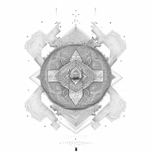 'Muntazir' Word In Urdu As A Design